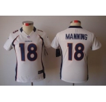 nike women nfl jerseys denver broncos #18 manning white[nike limited]