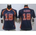 nike women nfl jerseys denver broncos #18 peyton manning blue[Strobe Limited]