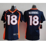 nike women nfl jerseys denver broncos #18 peyton manning blue[new nike]