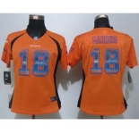 nike women nfl jerseys denver broncos #18 peyton manning orange[Strobe Limited]