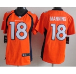 nike women nfl jerseys denver broncos #18 peyton manning orange[new nike]
