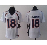 nike women nfl jerseys denver broncos #18 peyton manning white[new nike]