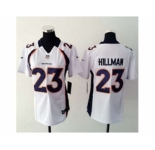 nike women nfl jerseys denver broncos #23 ronnie hillman white[nike][hillman]