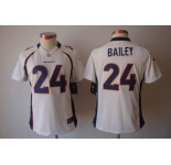 nike women nfl jerseys denver broncos #24 bailey white[nike limited]