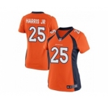 nike women nfl jerseys denver broncos #25 harris jr orange[nike]