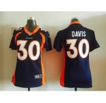 nike women nfl jerseys denver broncos #30 davis blue[nike]