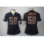 nike women nfl jerseys denver broncos #58 miller black[nike impact limited]