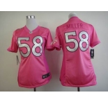 nike women nfl jerseys denver broncos #58 miller pink[nike love's]