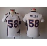 nike women nfl jerseys denver broncos #58 miller white[nike limited]