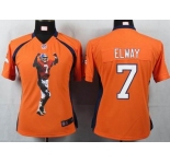 nike women nfl jerseys denver broncos #7 john elway orange[portrait fashion]