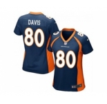 nike women nfl jerseys denver broncos #80 vernon davis blue[nike][davis]
