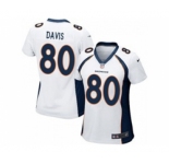 nike women nfl jerseys denver broncos #80 vernon davis white[nike][davis]