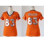 nike women nfl jerseys denver broncos #83 wes welker orange[刺绣亮片]