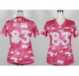 nike women nfl jerseys denver broncos #83 wes welker pink[fashion camo]
