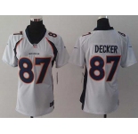nike women nfl jerseys denver broncos #87 eric decker white[new nike]