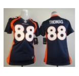 nike women nfl jerseys denver broncos #88 thomas blue[nike limited]