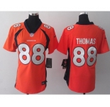 nike women nfl jerseys denver broncos #88 thomas orange[new nike]