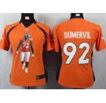 nike women nfl jerseys denver broncos #92 dumervil orange[portrait fashion]