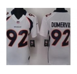 nike women nfl jerseys denver broncos #92 dumervil white[nike]