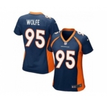 nike women nfl jerseys denver broncos #95 wolfe blue[nike]