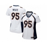 nike women nfl jerseys denver broncos #95 wolfe white[nike]