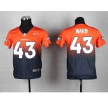 nike youth nfl jerseys denver broncos #43 ward orange-blue[nike drift fashion][second version]