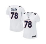 women nike nfl jerseys denver broncos #78 clady white[new game]