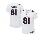 women nike nfl jerseys denver broncos #81 daniels white[new game]