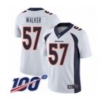 Youth Denver Broncos #57 Demarcus Walker White Vapor Untouchable Limited Player 100th Season Football Jersey