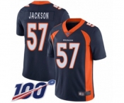Youth Denver Broncos #57 Tom Jackson Navy Blue Alternate Vapor Untouchable Limited Player 100th Season Football Jersey
