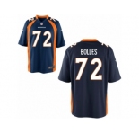 Youth Denver Broncos #72 Garett Bolles Nike Blue 2017 Draft Pick Game Jersey