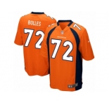 Youth Denver Broncos #72 Garett Bolles Nike Orange 2017 Draft Pick Game Jersey