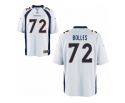 Youth Denver Broncos #72 Garett Bolles Nike White 2017 Draft Pick Game Jersey