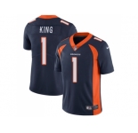 Youth Nike Denver Broncos #1 Marquette King Blue Alternate Stitched NFL Vapor Untouchable Limited Jersey