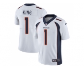 Youth Nike Denver Broncos #1 Marquette King White Stitched NFL Vapor Untouchable Limited Jerse
