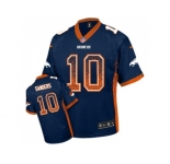 Youth Nike Denver Broncos #10 Emmanuel Sanders Blue Alternate Stitched NFL Elite Drift Fashion Jersey
