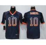 Youth Nike Denver Broncos #10 Emmanuel Sanders Drift Fashion Blue Jersey