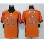 Youth Nike Denver Broncos #10 Emmanuel Sanders Drift Fashion Orange Jersey