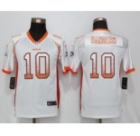 Youth Nike Denver Broncos #10 Emmanuel Sanders Drift Fashion White Jersey