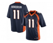 Youth Nike Denver Broncos #11 Carlos Henderson Limited Navy Blue Alternate NFL Jersey