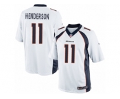 Youth Nike Denver Broncos #11 Carlos Henderson Limited White NFL Jersey