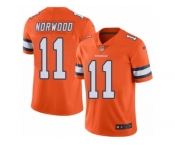 Youth Nike Denver Broncos #11 Jordan Norwood Limited Orange Rush NFL Jersey