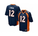 Youth Nike Denver Broncos #12 Paxton Lynch Blue Alternate Stitched NFL New Jersey[Lynch]