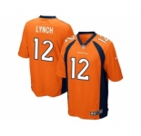 Youth Nike Denver Broncos #12 Paxton Lynch Orange Team Color Stitched NFL Jersey[Lynch]