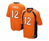 Youth Nike Denver Broncos #12 Paxton Lynch Orange Team Color Stitched NFL Jersey[Lynch]