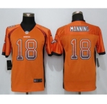 Youth Nike Denver Broncos #18 Peyton Manning Drift Fashion Orange Jersey