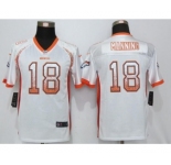 Youth Nike Denver Broncos #18 Peyton Manning Drift Fashion White Jersey