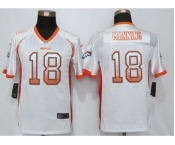 Youth Nike Denver Broncos #18 Peyton Manning Drift Fashion White Jersey
