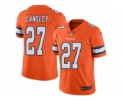 Youth Nike Denver Broncos #27 Brendan Langley Limited Orange Rush NFL Jersey