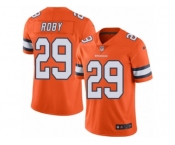 Youth Nike Denver Broncos #29 Bradley Roby Limited Orange Rush NFL Jersey